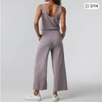 Vuori  Jumpsuit Falls Sleeveless Cropped Wide Leg Medium Photo 2