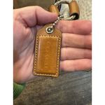 Coach  Soho Buckle Dome Shoulder Bag White Tan Pebbled‎ Leather Y2K Leather Photo 10