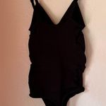 herslims Black Seamless Bodysuit Thong Womens Tummy Control Compression NWT Photo 3