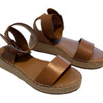 Franco Sarto  brown leather platform sandals Sz 7.5 Photo 0