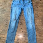 Kancan distressed raw hem straight leg 28 normcore ankle jeans Blue Size 29 Photo 0