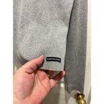 Calvin Klein Women’s Size Large Gray Long Sleeve Ribbed Cropped Sweater Photo 2