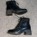 Spring Step L'Artiste Fallinluv Leather Lace-Up Boots Metallic Black 36 / 5.5-6 Photo 7