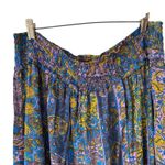Tolani  Blue Lavender Print Palazzo Wide Leg Pants size XLP Petite Photo 2