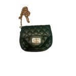 Urban Expression Urban‎ Expressions Quilted Green Mini Bag with Gold Chain Photo 2