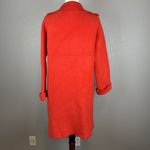 Elliatt Anthropologie Womens Phoenix Open Sweater Trench Coat Size S Red Pockets Photo 6
