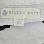Eileen West White Seersucker Robe Size Small/ Medium No Belt Photo 8