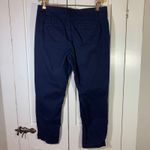 Fat Face Devon Chino Navy Blue Regular Fit Women's Pants Size 8 Basic Minimalist Photo 3