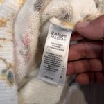 Joie  Cream‎ Floral Sweater Photo 2