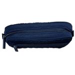 Vera Bradley  Travel Medicine Case Navy Blue Cosmetic‎ Bag Quilted Fabric Photo 4