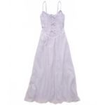 American Eagle AE 100% Cotton Bella Bow Midi Dress Lavender NWT XXL Photo 3