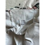 L'ATISTE by Amy Floral Skirt Sz Medium‎ White A Pleats Zip Back Photo 6