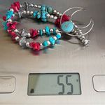 Vintage Coral & Natural Turquoise Necklace Trading Post Southwest Native Jewelry Blue Photo 10