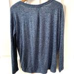 Anthropologie Pure and Good blue marbled long sleeved top Photo 3
