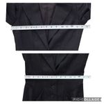 ALLSAINTS Wool Structured Blazer Jacket Black Gray Check Plaid UK 6 /US 2 Photo 7