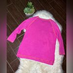 Quacker Factory  embroidered penguin Pink crew sweater sz 1X Photo 3