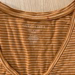 American Eagle  Soft & Sexy Slub V Neck XS Xtra Small Long Sleeve T Shirt Brown Photo 1