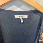 Francesca's Black Floral Wrap Mini Dress Photo 5