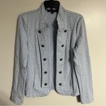 Tommy Hilfiger Women’s  Blue & White Striped Jacket w/ Signature Buttons‎ Medium Photo 0