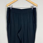 Jessica Simpson Pants Womens Large Black Pull On Ankle Pockets Boho Casual L Photo 4