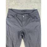 prAna Brenna Pants Women Sz 10 Gray Nylon Stretch Moto Skinny Outdoor Photo 2