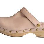 J.Crew Convertible Pale Pink Leather Clog Size 8 Photo 4