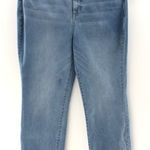NYDJ ‎ Sheri Slim Ankle Jean with Laced Side Slits Size 14 Photo 0