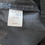 J.Jill Linen Pocket High-Rise Wide Leg Capri Pants, Large Petite Photo 7