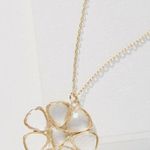 Anthropologie Blooming Mosaic Flower Pendant Necklace Photo 2