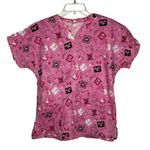 Valentine's Day Scrub Shirt Red Size L Photo 0