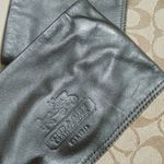 Coach  Tall Riding Boots Classic Genuine Leather Fabric Brown Khaki Beige Vintage Photo 10