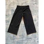 Lululemon Black Shanti Crop Pants Gaucho Culottes Size 4 Photo 1