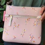 Kate Spade Authentic Saffiano leather floral zip top Crosby Photo 8