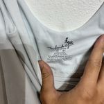 Free People Intimately White Scoop Neck Bodysuit Sz M Photo 4