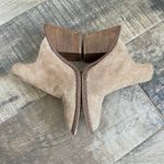 Chinese Laundry Suede Mule Booties 6 Pointed Toe Block Heel Studs Western Indie Photo 5