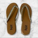 * Stylish HeyGirl Braided Flip Flops by Corkys Women's Size 9 Summer Brown Photo 5