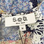 Sea NY NEW Sea New York Sydney Patchwork Long Sleeve Tiered Multi Print Maxi Dress M Photo 1