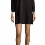Theory Patrinelle Lace-Up Merino Wool Blend Black Sweater Dress Size M Photo 1