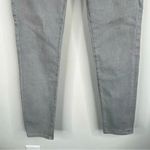 AG Adriano Goldschmied Gray Denim Stevie Ankle Zip Slim Straight Leg Jeans 27R Photo 5