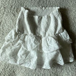 Storia  small white ruffle mini skirt Photo 0