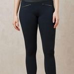 ADAY THROW IT HIGHER NAVY & BLACK ZIPPER FRONT LEGGINGS WITH POCKETS Size M Photo 0