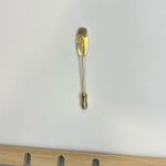 Gold Tone Dainty Brooch Stick Pin Set Lot Photo 4