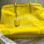 Jimmy Choo J immy Choo Nine2Five Logo Malibu Toweling East-West Tote Bag Photo 1