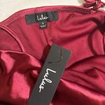 Lulus  Silky Sinched Tie Mini Dress Photo 2