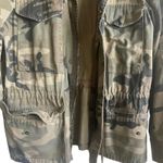 Club Monaco Womens Camo Utility Jacket Army Green Gorpcore Camping Hiking Coat Photo 8