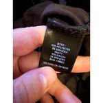 Torrid Crushed Velvet Bodysuit Size 2X Black Long Sleeve Deep V Neck Party Photo 7