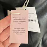 NANUSHKA Milo Sarong Vegan Leather Mini Skirt Black Size XS Photo 9