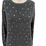 Spiritual Gangster Starry Vibes Gold Star Gray Sweatshirt Top Shirt Size XS Photo 4