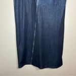 ZARA NEW  Denim Effect blue high waisted midi skirt women's size medium Photo 8