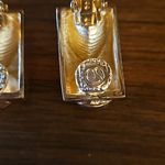 St. John 💕💕 Clip On Earrings ~ Gold with Amber Stones NWOT Photo 10